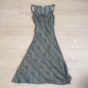 3/$10 Charlotte Russe Teal and Black Geometric Dress